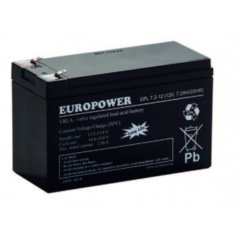 EUROPOWER EPL 7,2-12 (12V 7,2Ah)